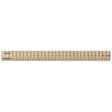 30cm Dead Length Wooden Ruler