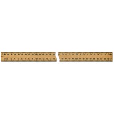 1 Metre Wooden Ruler cm/mm - GW211