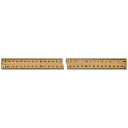 Cm and mm ruler store