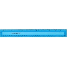 12"/30cm Blue Transparent Shatter Resistant Ruler
