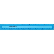 12"/30cm Blue Transparent Shatter Resistant Ruler