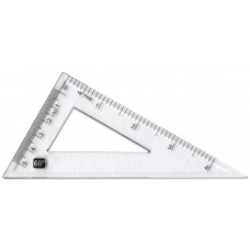 60 Degree Clear Plastic Set Square