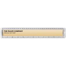 12" / 30cm Clear Plastic Insert Ruler