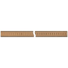 Metre Wooden Ruler - Vertical Reading