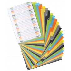 A4 Set 24 A-Z Index File Dividers